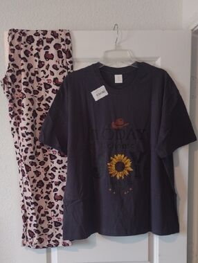 Spiritual Graphic T.& Lounge Pants New
